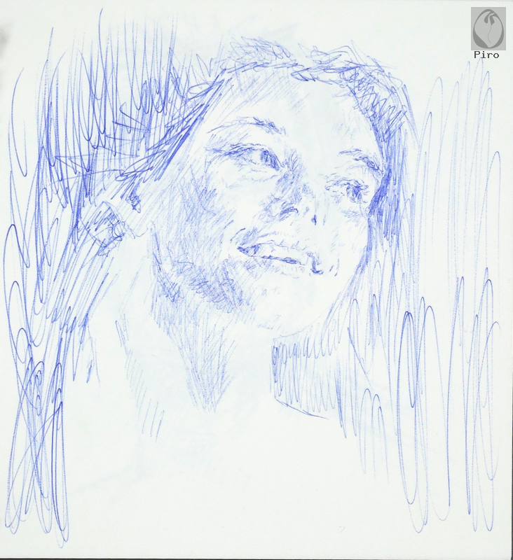 drawing - disegno al tratto di Piro